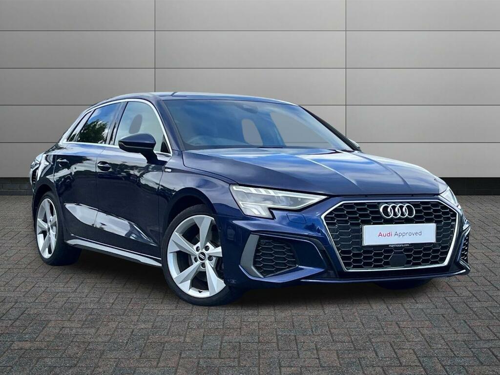 Audi A3 1.5 Tfsi 35 S Line Sportback Euro 6 Ss Blue
