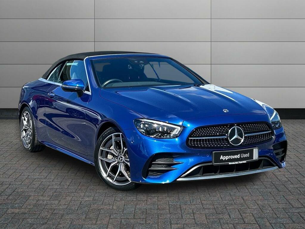 Mercedes-Benz E Class 2.0 E300h Mhev Amg Line Premium Cabriolet G-tron Blue