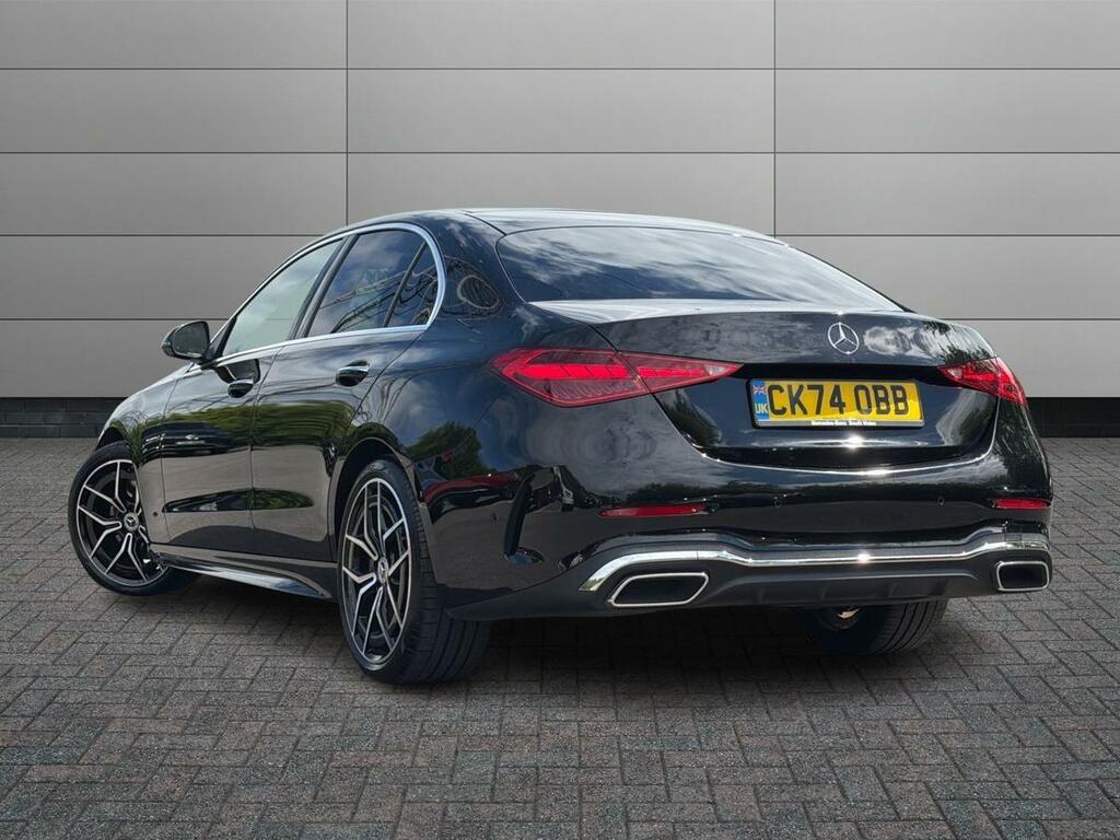 Mercedes-Benz C Class 1.5 C200h Mhev Amg Line Premium G-tronic Euro 6 Black #2
