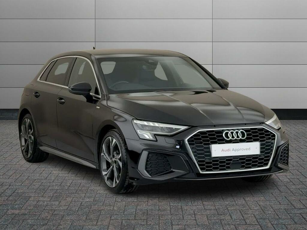 Audi A3 1.5 Tfsi 35 S Line Sportback S Tronic Euro 6 Ss Black