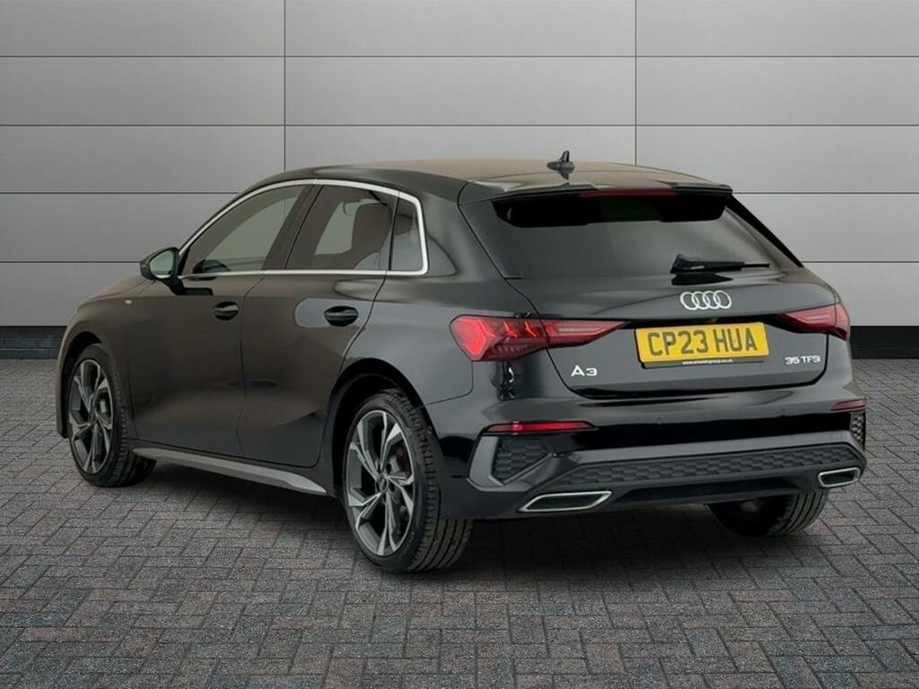 Audi A3 1.5 Tfsi 35 S Line Sportback S Tronic Euro 6 Ss Black #2