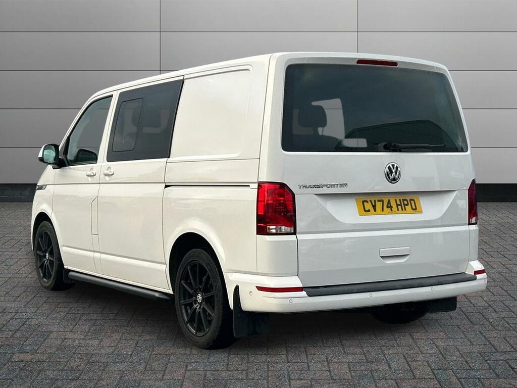 Volkswagen Transporter 2.0 Tdi 150 Highline Kombi Van Dsg White #5