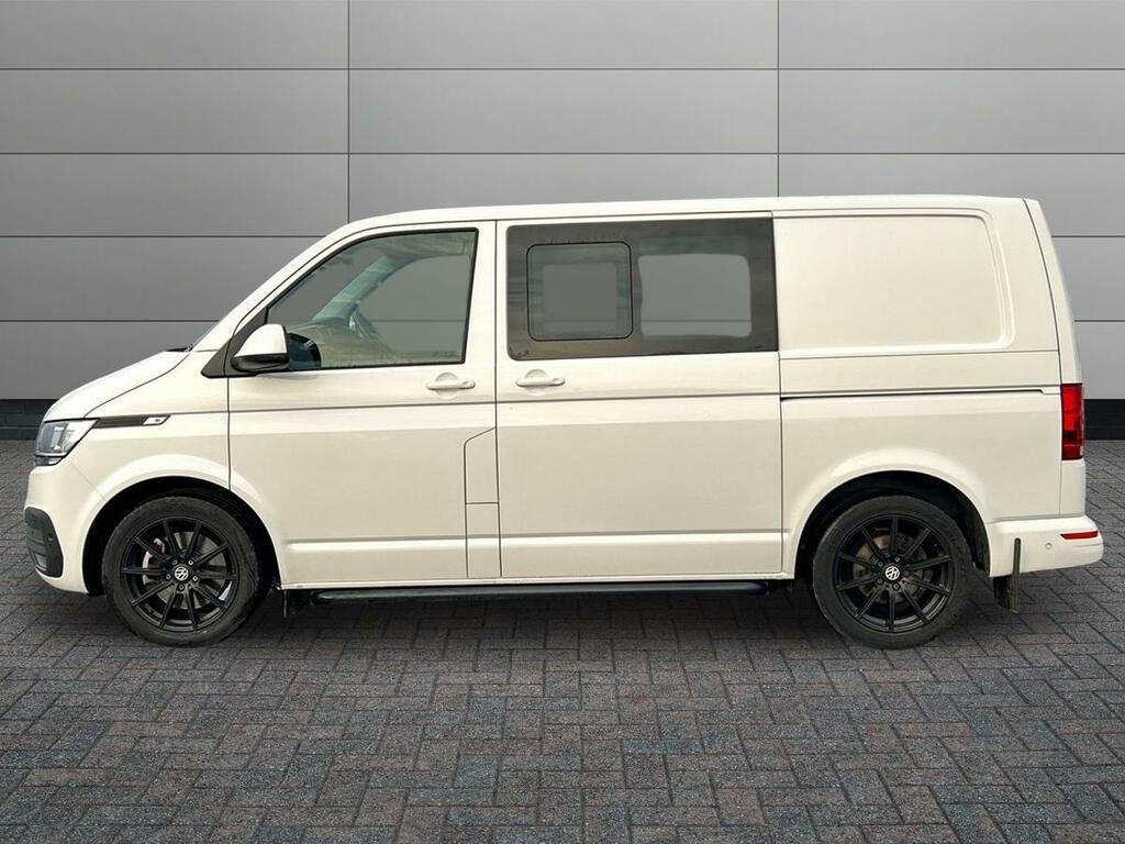Volkswagen Transporter 2.0 Tdi 150 Highline Kombi Van Dsg White #4