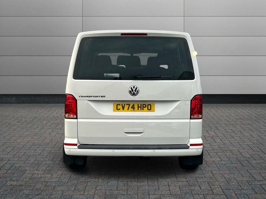 Volkswagen Transporter 2.0 Tdi 150 Highline Kombi Van Dsg White #6