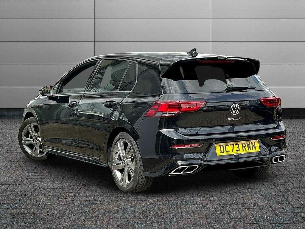 Volkswagen Golf 2.0 Tdi R-line Dsg Euro 6 Ss DC73RWN Black #3