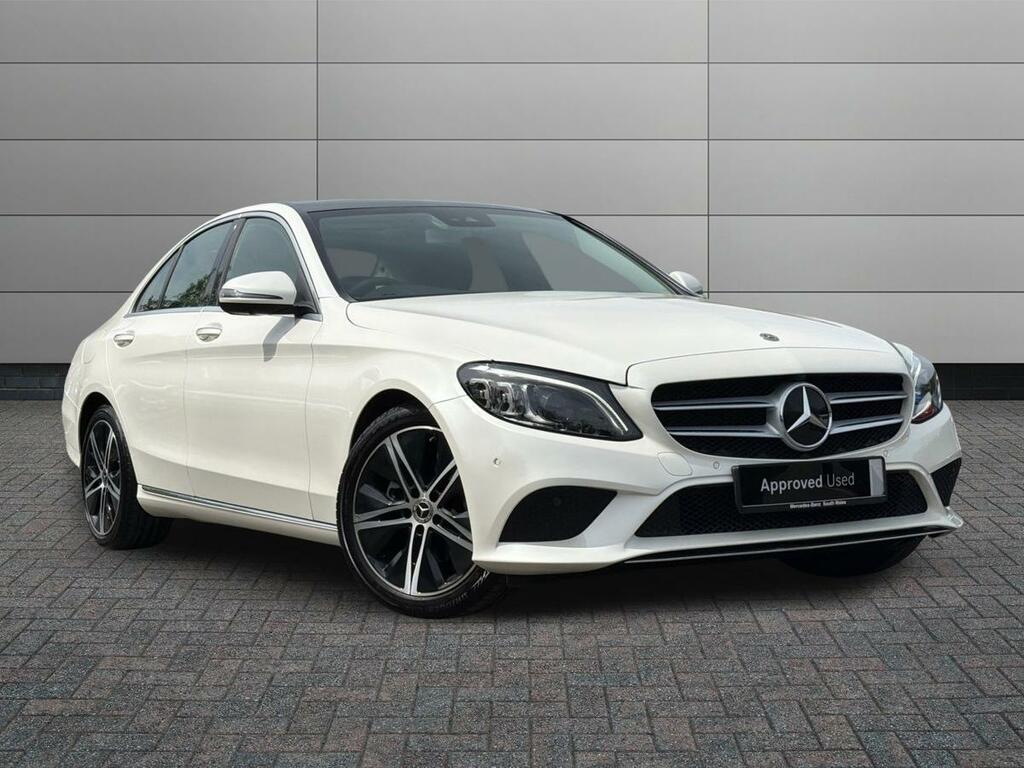 Mercedes-Benz C Class 2.0 C220d Sport Edition Premium Plus G-tronic E White