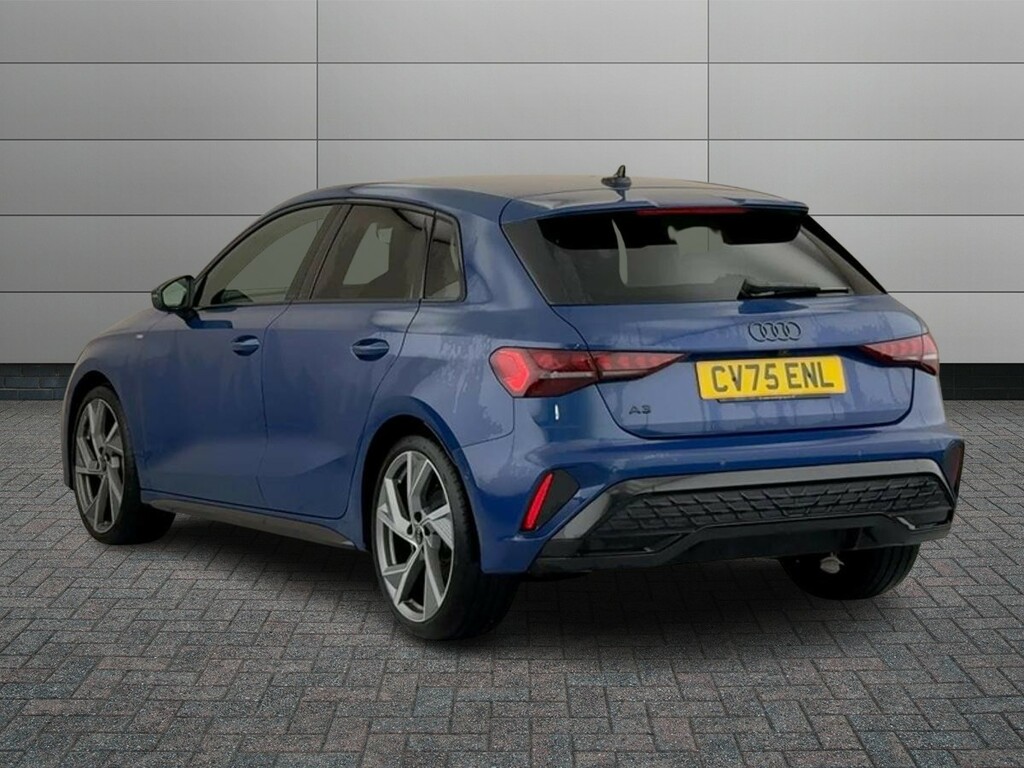 Audi A3 1.5 Tfsi Black Edition Sportback S Tronic Euro 6 CV75ENL Blue #2