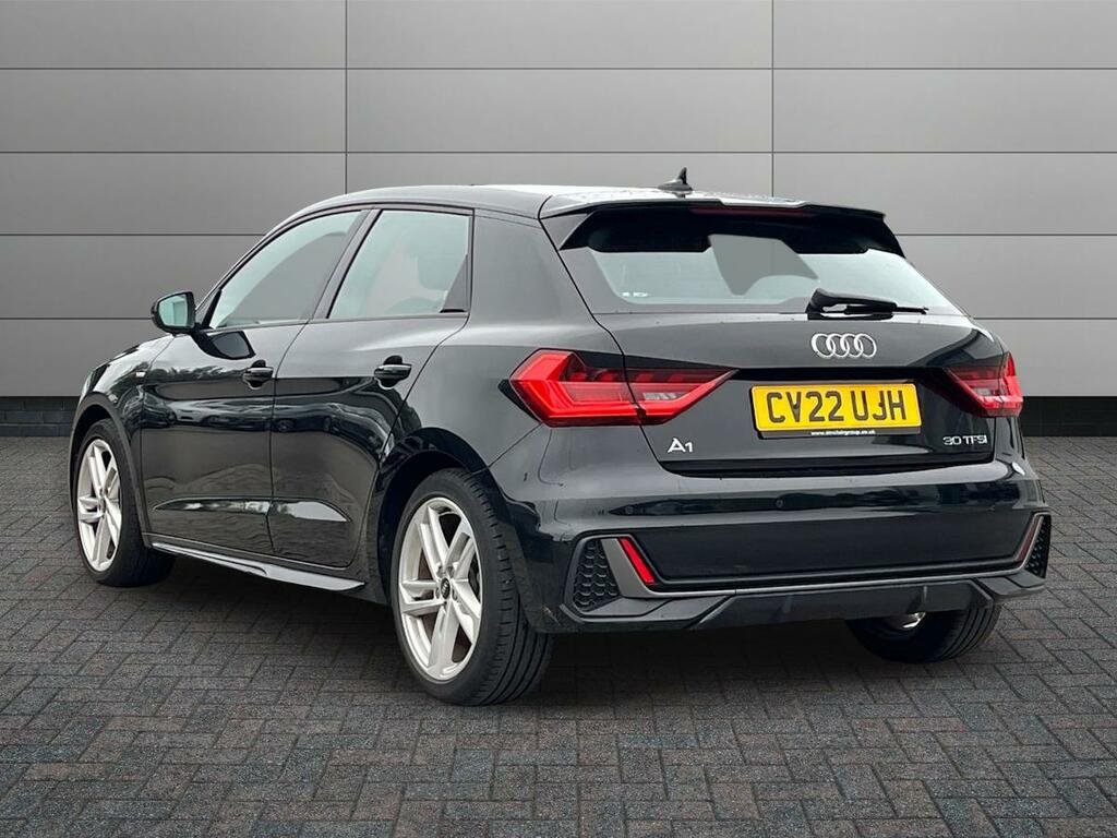 Audi A1 1.0 Tfsi 30 S Line Sportback Euro 6 Ss CV22UJH Black #2