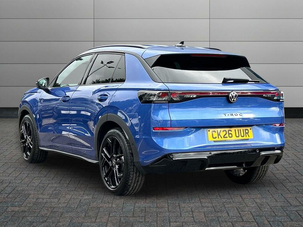 Volkswagen T-Roc 1.5 Etsi Mhev R-line Dsg Euro 6 Ss CK26UUR Blue #2