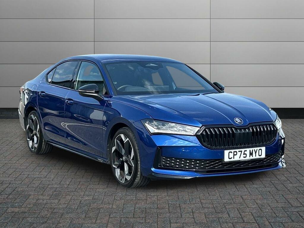 Skoda Superb 2.0 Tdi Sportline Dsg Euro 6 Ss CP75MYO Blue