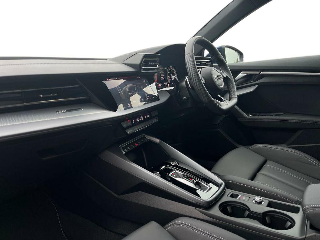 Audi A3 1.5 Tfsi 35 S Line Saloon S Tronic Euro CV25EZC Blue #3