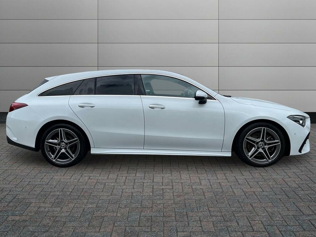 Mercedes-Benz CLA Class 1.3 Cla200h Mhev Amg Line Executive Shooting Bra White #5
