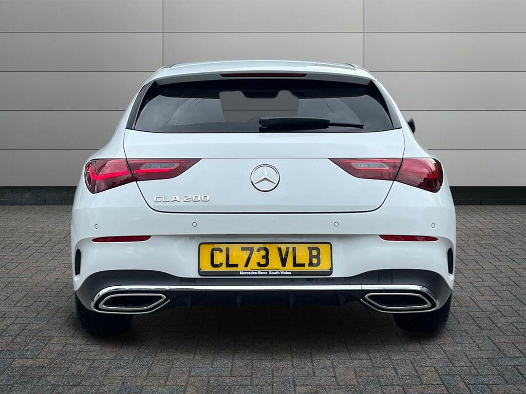 Mercedes-Benz CLA Class 1.3 Cla200h Mhev Amg Line Executive Shooting Bra White #6