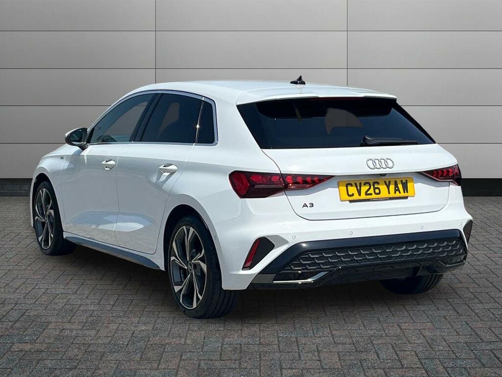 Audi A3 1.5 Tfsi S Line Sportback S Tronic Euro 6 Ss CV26YAW White #2