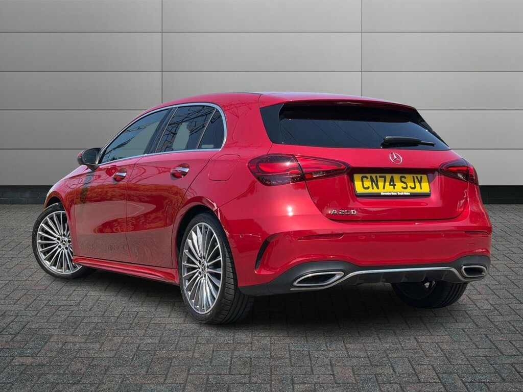 Mercedes-Benz A Class 1.3 A200h Mhev Amg Line Premium Plus 7G-dct Euro CN74SJY Red #2