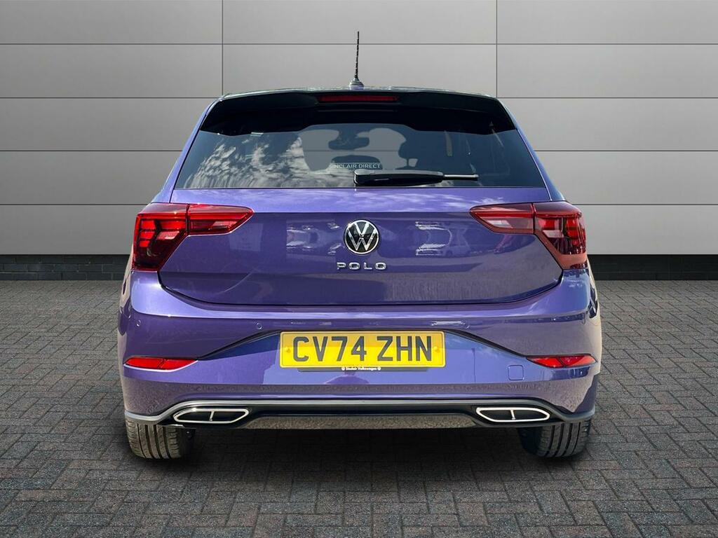 Volkswagen Polo 1.0 Tsi R-line Hatchback Dsg Euro 6 S Purple #6
