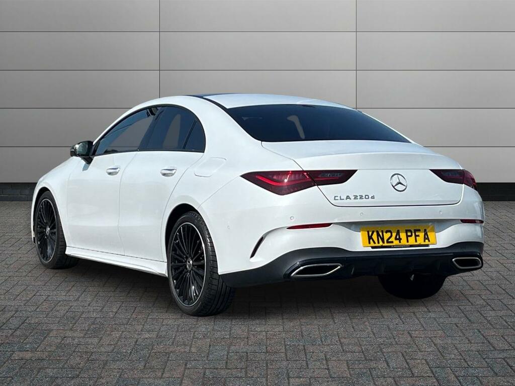 Mercedes-Benz CLA Class 2.0 Cla220d Amg Line Premium Plus Coupe 8G-dct E KN24PFA White #2