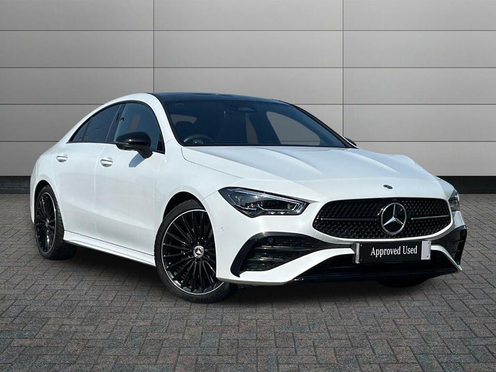 Mercedes-Benz CLA Class 2.0 Cla220d Amg Line Premium Plus Coupe 8G-dct E White