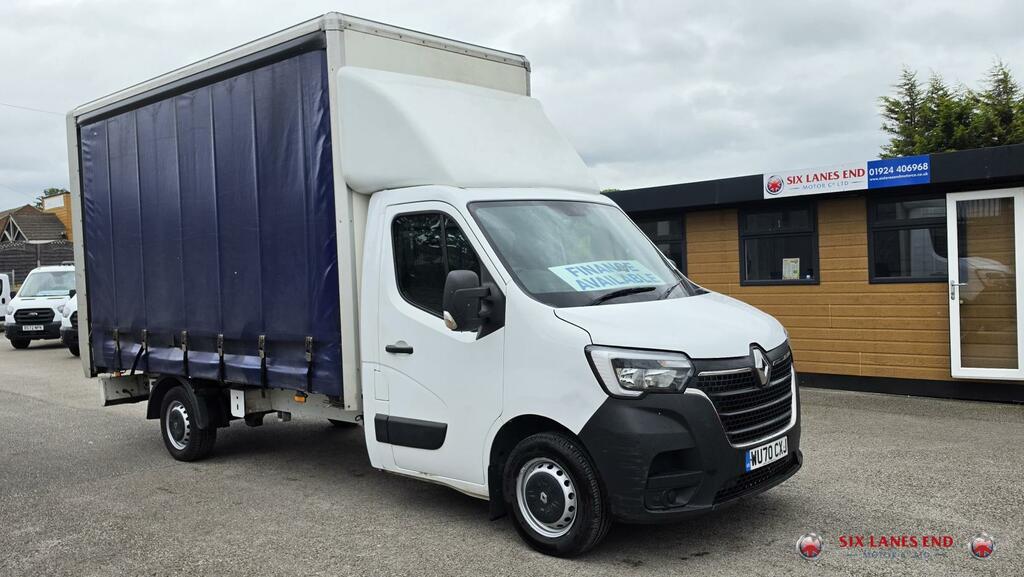 Renault Master 2.3L Curtainside Citiloader Tail Lift Euro White