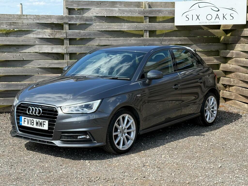 Audi A1 Hatchback 1.4 Tfsi S Line Sportback Euro 6 Ss 5 FV18WWF Grey #3