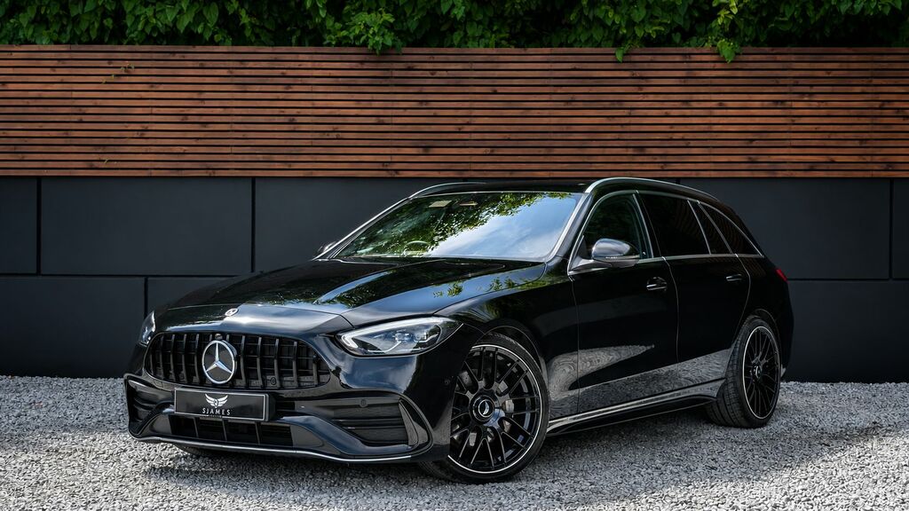 Mercedes-Benz C Class 2023 1.5 C200h Mhev Amg Line Estate Hyb Black