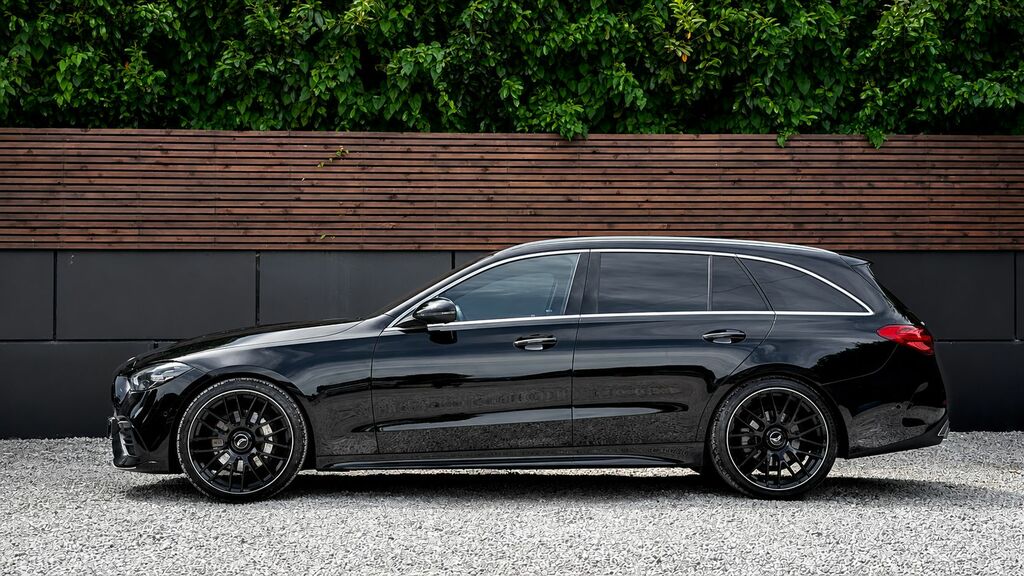 Mercedes-Benz C Class 2023 1.5 C200h Mhev Amg Line Estate Hyb Black #5