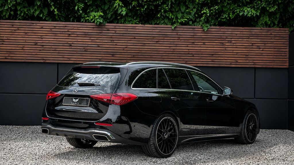 Mercedes-Benz C Class 2023 1.5 C200h Mhev Amg Line Estate Hyb Black #6