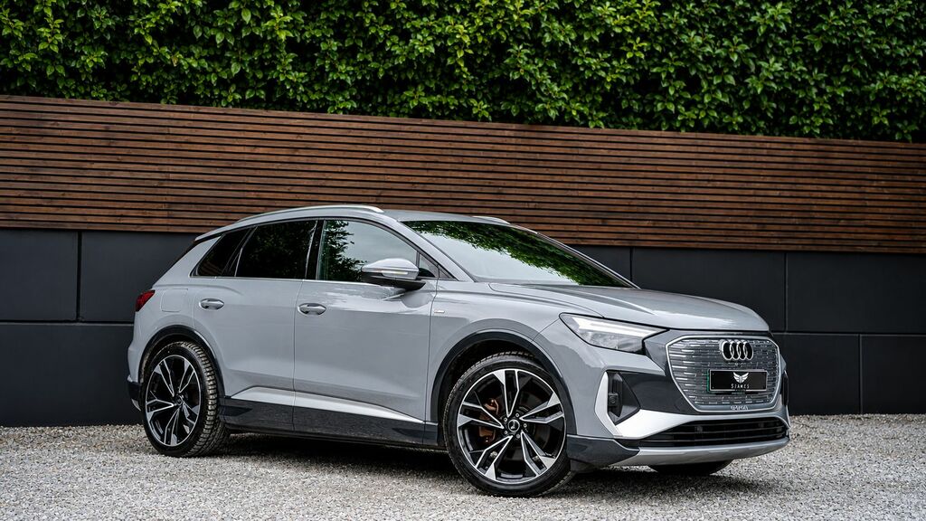 Audi Q4 E Tron 2022 40 S Line Suv 82Kwh 204 Ps LL72WPY Grey #4