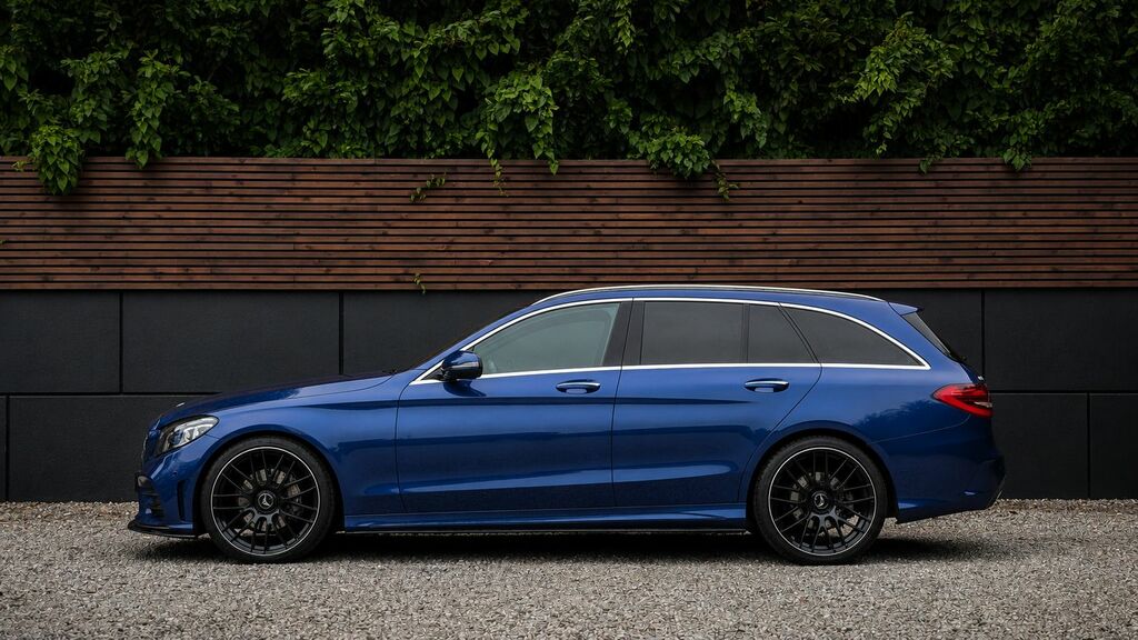 Mercedes-Benz C Class 2019 2.0 C220d Amg Line Premium Plus Estate WM68LCX Blue #5