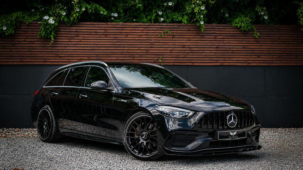 Mercedes-Benz C Class 2023 1.5 C200h Mhev Amg Line Premium Estate WG23CCN Black #3