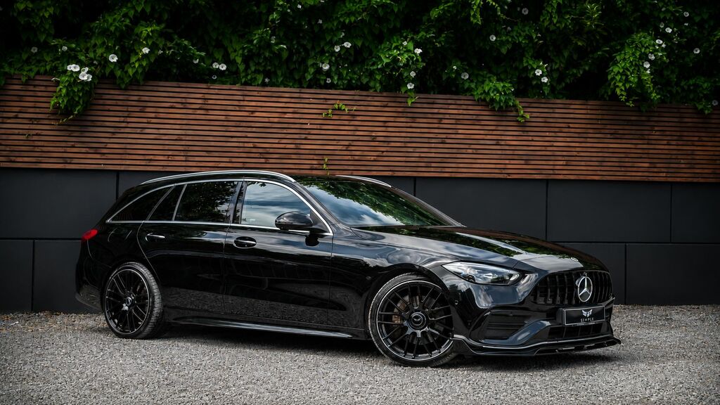 Mercedes-Benz C Class 2023 1.5 C200h Mhev Amg Line Premium Estate WG23CCN Black #4