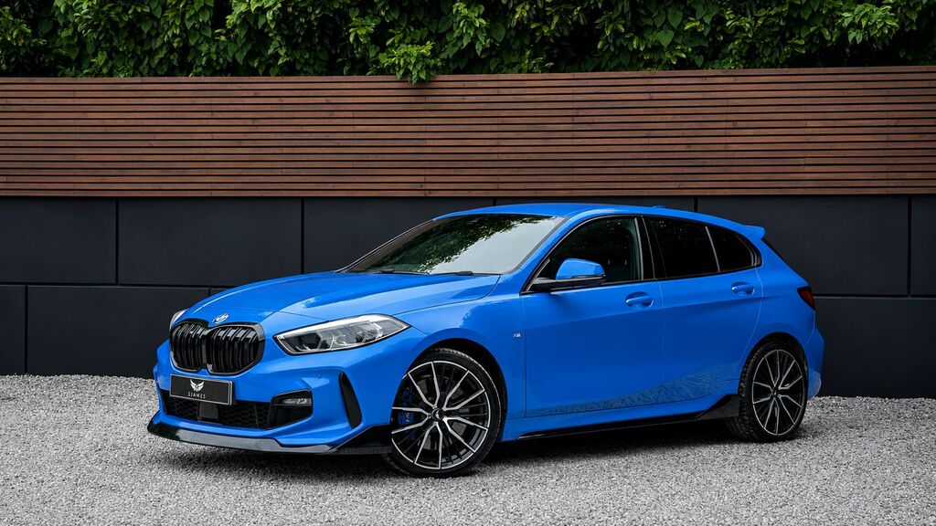 BMW 1 Series 2019 1.5 116D M Sport Hatchback Dct Eur Blue #2