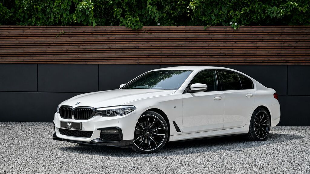BMW 5 Series 2019 2.0 520D M Sport Saloon Euro GJ69WVF White #2