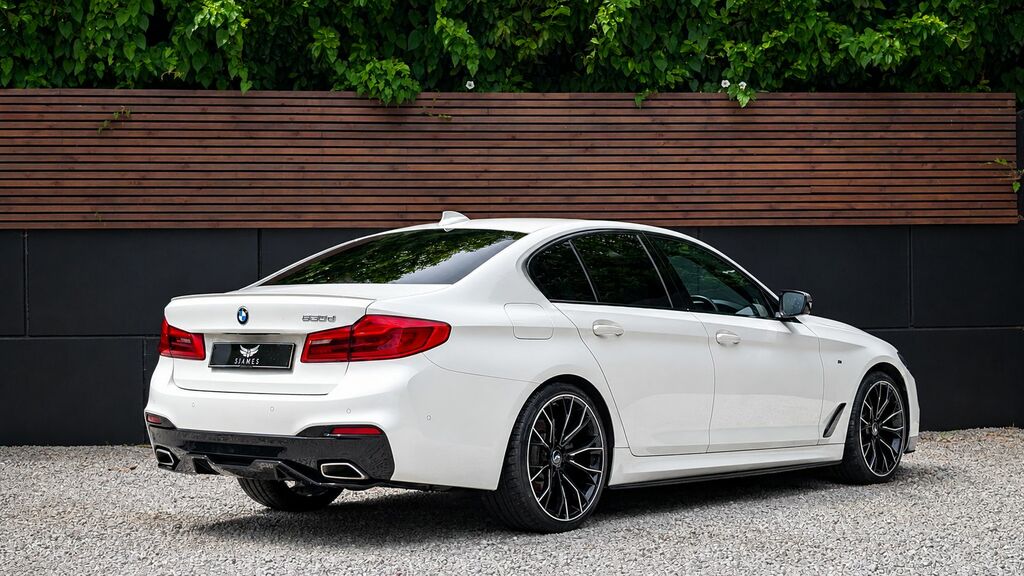 BMW 5 Series 2019 2.0 520D M Sport Saloon Euro GJ69WVF White #6
