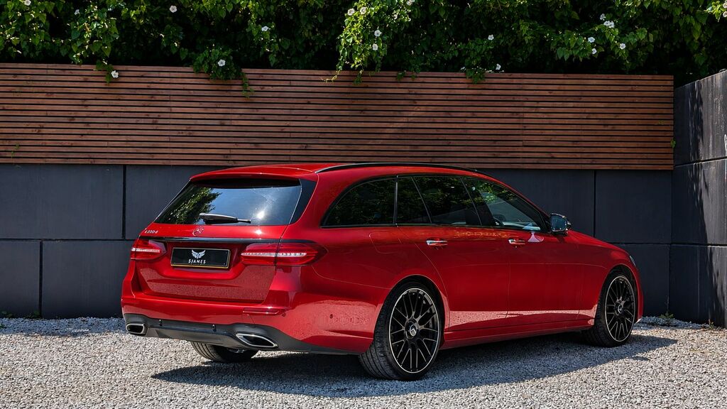 Mercedes-Benz E Class 2020 2.0 E220d Amg Line Night Edition Premium Plu KR20WNJ Red #6