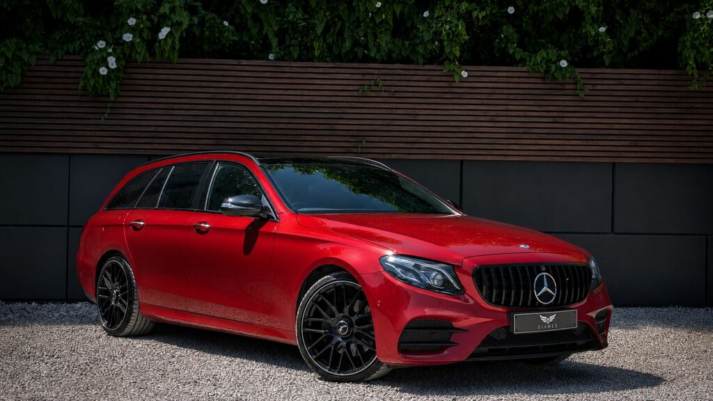 Mercedes-Benz E Class 2020 2.0 E220d Amg Line Night Edition Premium Plu KR20WNJ Red #3