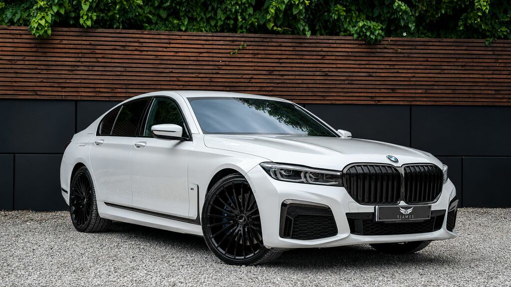 BMW 7 Series 2021 3.0 730D Mht M Sport Saloon Hybrid LL21PVK White #3