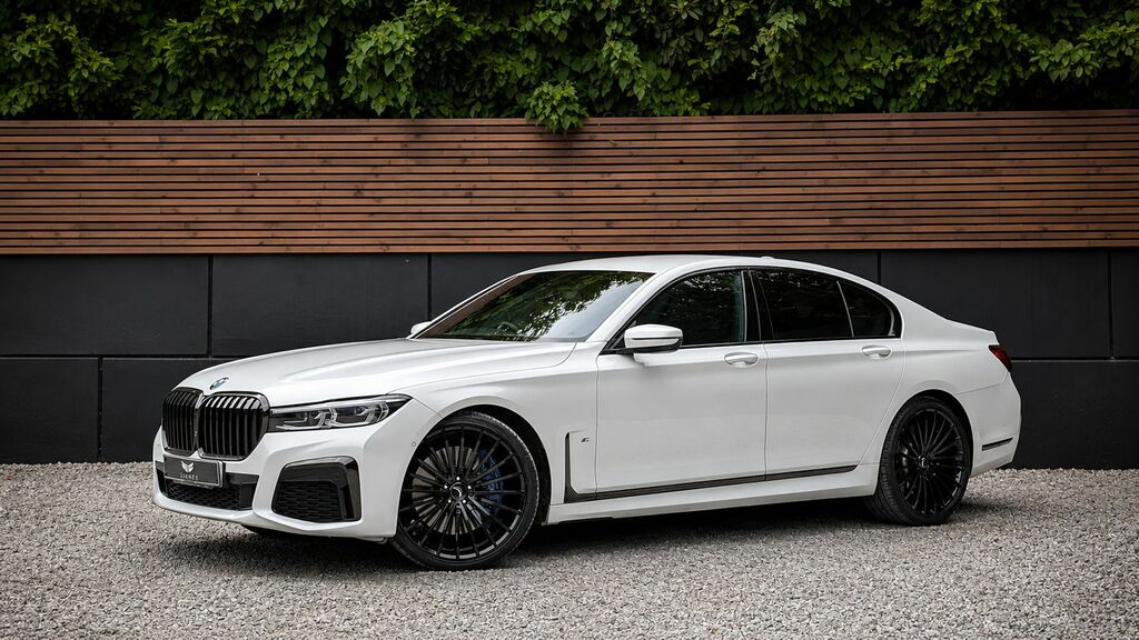 BMW 7 Series 2021 3.0 730D Mht M Sport Saloon Hybrid LL21PVK White #2