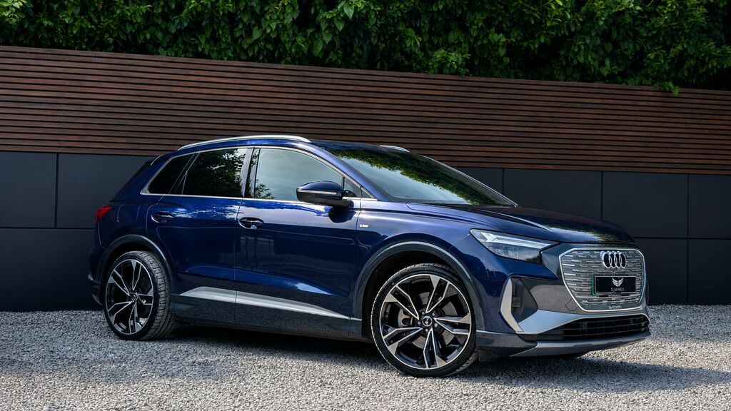 Audi Q4 E Tron 2022 35 S Line Suv 55Kwh 170 Ps WJ22HEV Blue #5