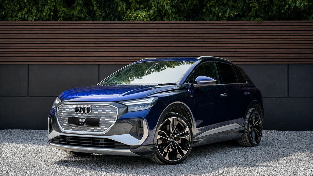 Audi Q4 E Tron 2022 35 S Line Suv 55Kwh 170 Ps Blue