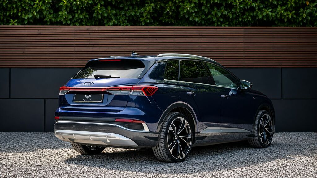Audi Q4 E Tron 2022 35 S Line Suv 55Kwh 170 Ps WJ22HEV Blue #6