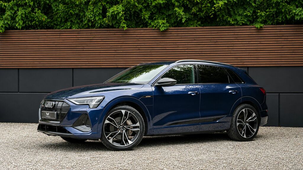 Audi E-tron 2021 55 Black Edition Suv Quattr NJ71HCX Blue #2