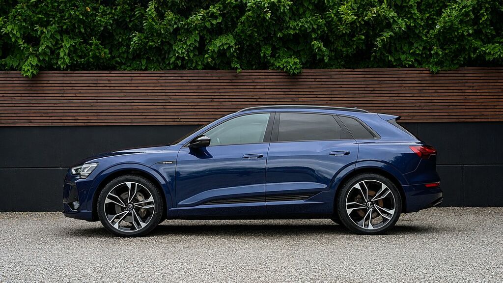 Audi E-tron 2021 55 Black Edition Suv Quattr NJ71HCX Blue #5