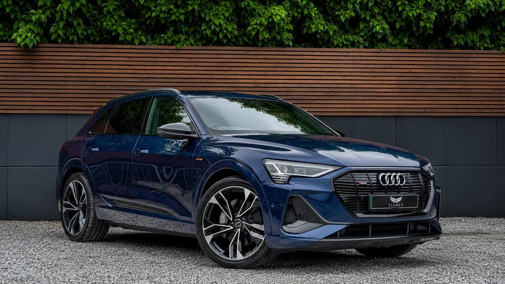 Audi E-tron 2021 55 Black Edition Suv Quattr NJ71HCX Blue #3