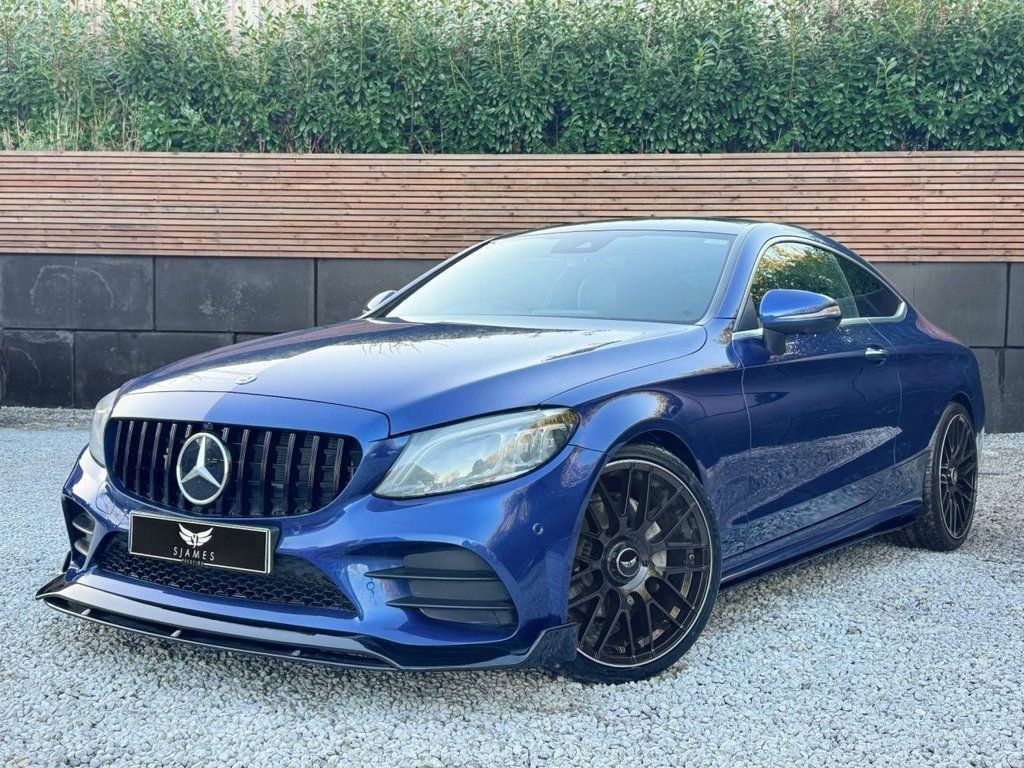 Mercedes-Benz C Class 2021 2.0 C220d Amg Line Edition Coupe G Blue #2