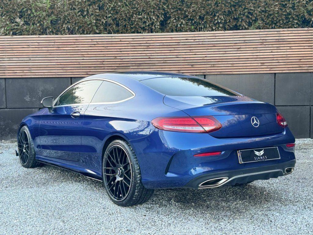 Mercedes-Benz C Class 2021 2.0 C220d Amg Line Edition Coupe G Blue #6