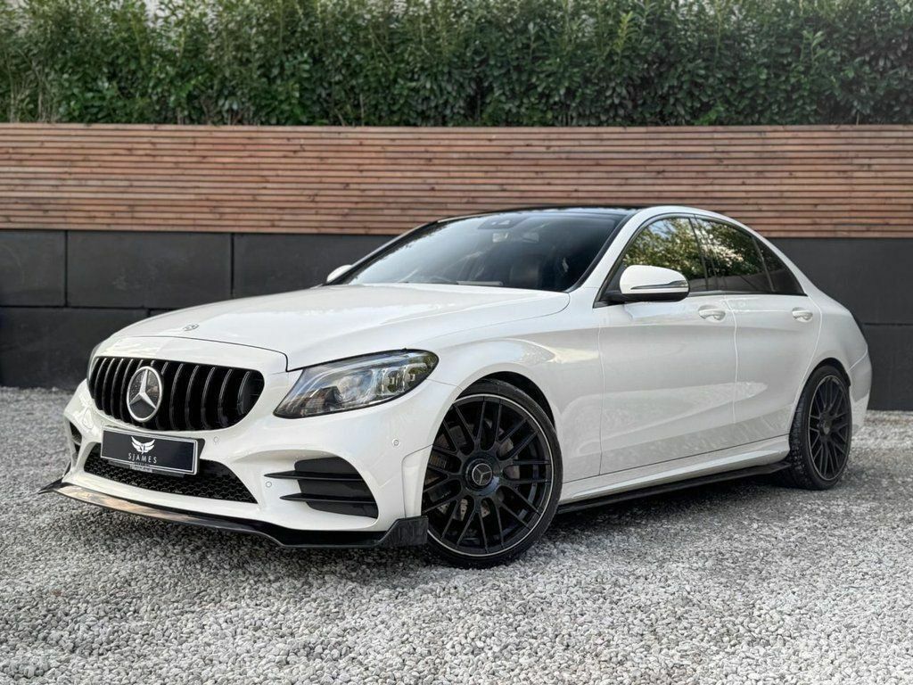 Mercedes-Benz C Class 2021 1.5 C200 Mhev Amg Line Night Edition Premium YB21SBA White #2