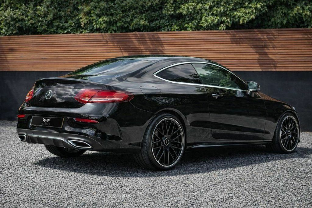 Mercedes-Benz C Class 2018 1.5 C200 Mhev Amg Line Premium Coupe Pe LS68PVK Black #6