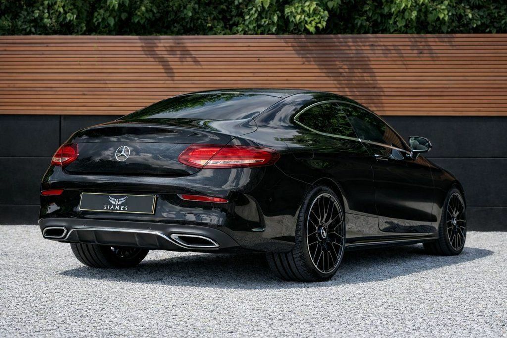 Mercedes-Benz C Class 2019 1.5 C200 Mhev Amg Line Coupe G-tro Black #6