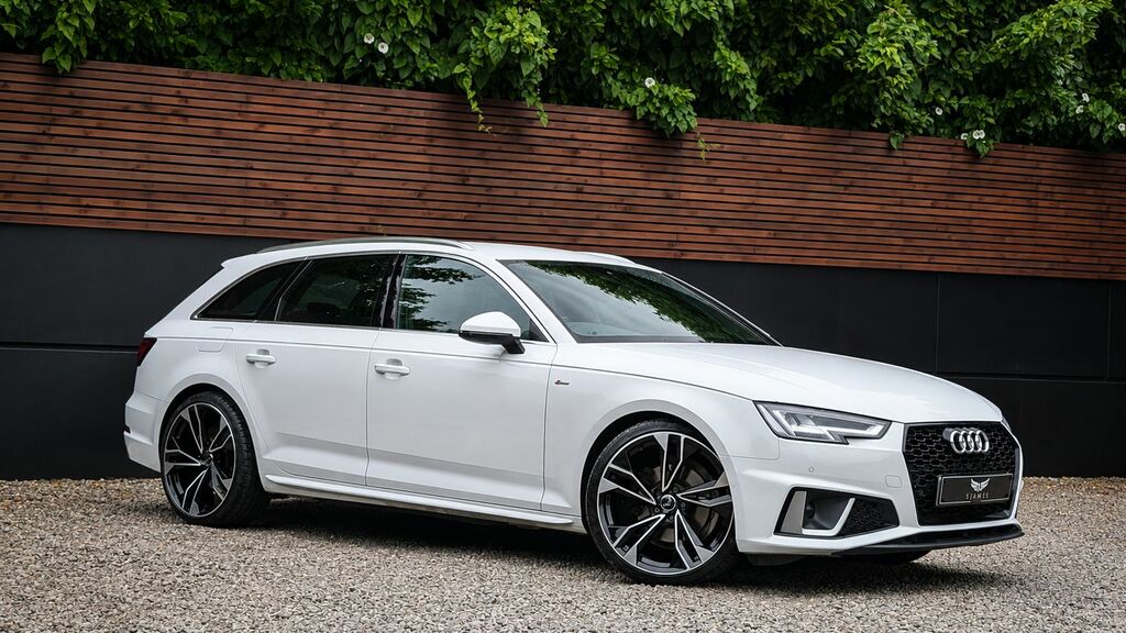 Audi A4 Avant 2019 2.0 Tfsi 35 S Line Estate E White #4